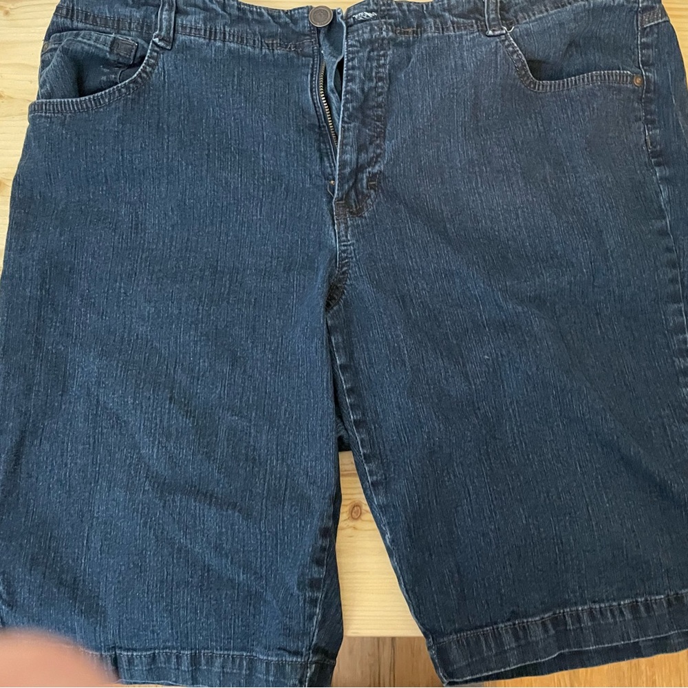 Denim Bermuda Shorts